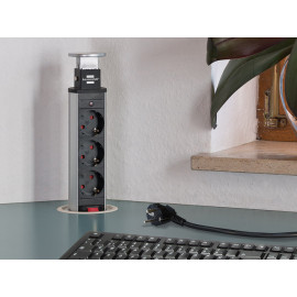 Produžni kabel 3xŠUKO 2m za ugradnju Tower 3x1,5mm