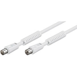 Kabel koaks ravni s feritom, dupli oklop; 3,5m