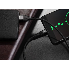 Kabel USB 2.0 A muški / USB-C 5A brzi U53 1,2m crn