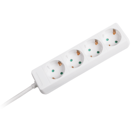 Produžni kabel 4xŠUKO 1,5m bijeli 3x1mm2