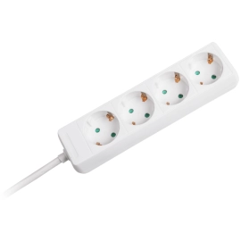 Produžni kabel 4xŠUKO 1,5m bijeli 3x1mm2