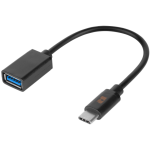 Kabel USB 3.0 A ženski / USB-C; 0,15m; OTG