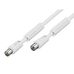 Kabel koaks ravni s feritom, dupli oklop; 1,5m