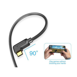 Kabel USB-C na HDMI19 muški; Vention; kutni; 1.5m 