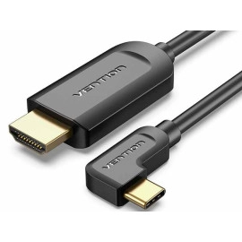 Kabel USB-C na HDMI19 muški; Vention; kutni; 1.5m 