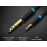 Kabel 6,35 stereo muški / 3,5 stereo muški; 2m