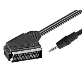 Kabel scart muški / 3,5 muški 4-pol; 1,2m 