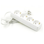 Produžni kabel 4xŠUKO 3m bijeli 3x1,5mm2