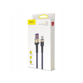 Kabel USB 2.0 A muški / USB-C; 5A Quick Charge; 1m