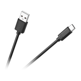 Kabel USB 2.0 A muški / USB-C 3m; crni