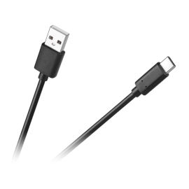 Kabel USB 2.0 A muški / USB-C 3m; crni