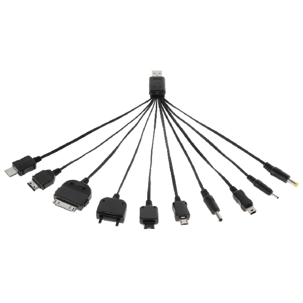 Kabel USB s 10 različitih priključaka za mobitel Kabel USB s 10 različitih priključaka za mobitel