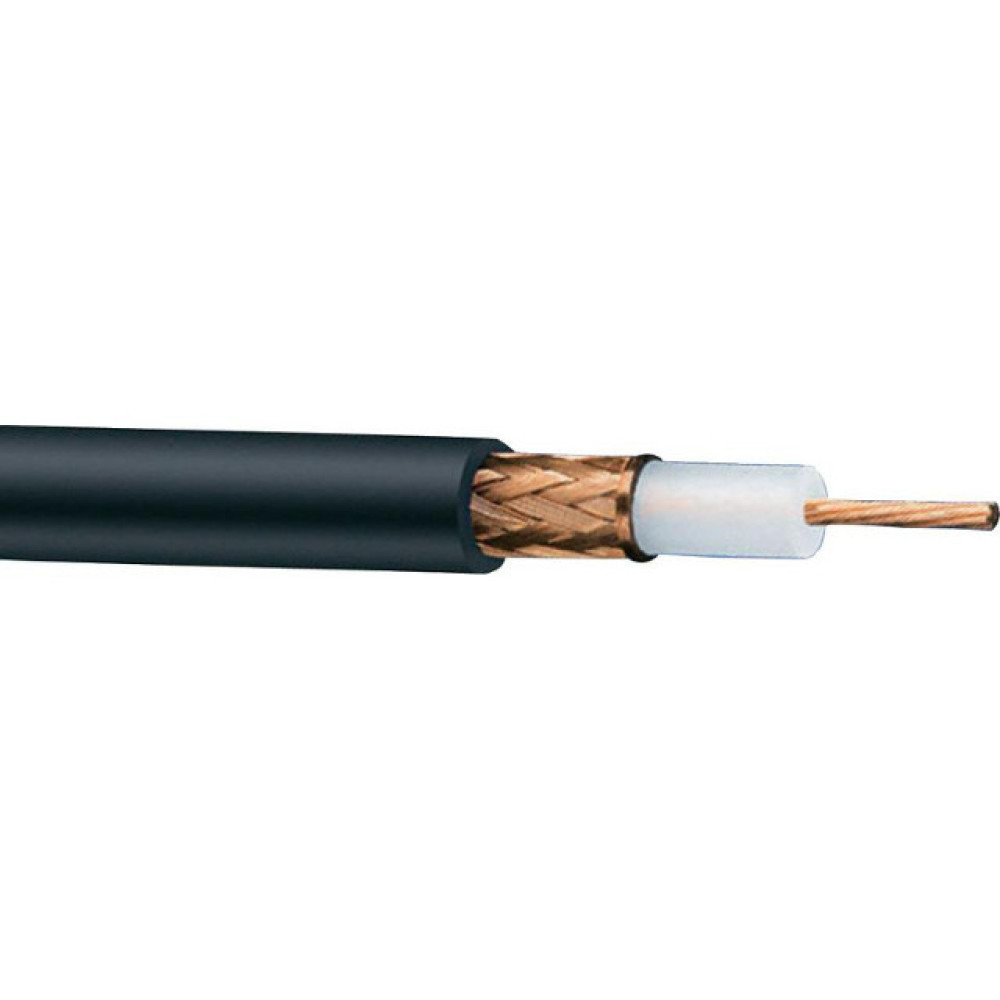 Kabel koaks 50R 5,0mm RG58 crni Kabel koaks 50R 5,0mm RG58 crni