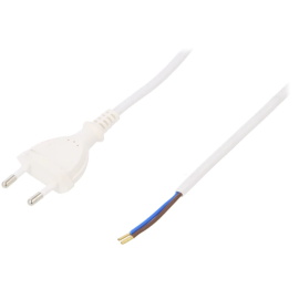 Kabel EURO 2x0,75mm2 5m bijeli