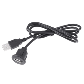 Kabel USB muški / USB ženski za panel 1m; za auto 