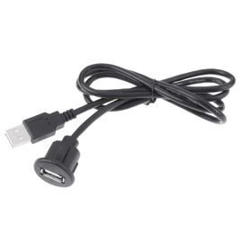 Kabel USB muški / USB ženski za panel 1m; za auto 