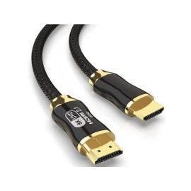 Kabel HDMI-A / HDMI-A 2.1; 48G 8K; pozlata; 3m ple
