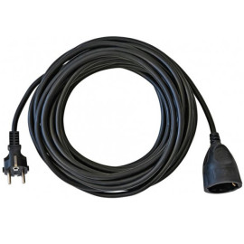 Produžni kabel 1xŠUKO 10m crni 3x1,5mm2