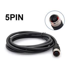 Kabel M12 5p 60V 4A PVC IP67 ženski 2m