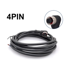 Kabel M12 4p 250V 4A PVC IP67 ženski kutni 2m
