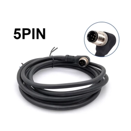 Kabel M12 5p 60V 4A PVC IP67 muški kutni 2m