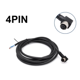 Kabel M8 4p 30V 3A PVC IP67 ženski kutni 2m