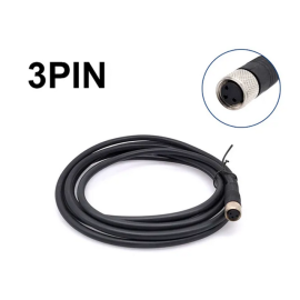 Kabel M8 3p 60V 3A PVC IP67 ženski 2m