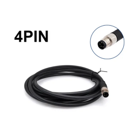 Kabel M8 4p 30V 3A PVC IP67 muški 2m