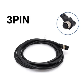 Kabel M8 3p 60V 3A PVC IP67 ženski kutni 2m