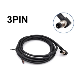 Kabel M8 3p 60V 3A PVC IP67 muški kutni 2m