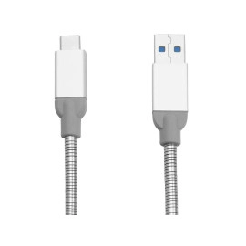 Kabel USB 3.1 A muški / USB-C 0,30m; srebrni