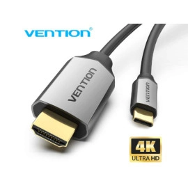Kabel USB-C na HDMI 2.0 muški 1m 4K crni