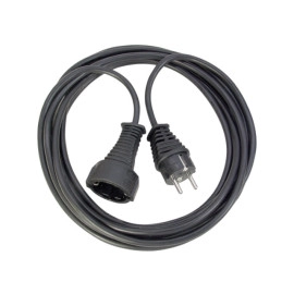 Produžni kabel 1xŠUKO 3m crni 3x1,5mm2- - - - -
