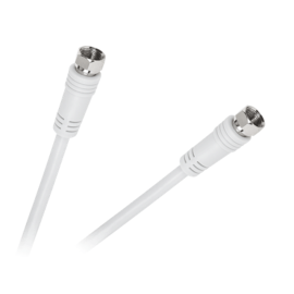 Kabel koaks s F konektorima ravni 3m bijeli