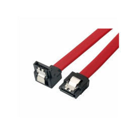 Kabel SATA data 20 cm kutni, 7 pin crveni