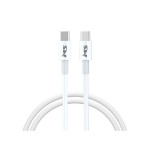 Kabel USB-C / USB-C 100W, 1m bijeli