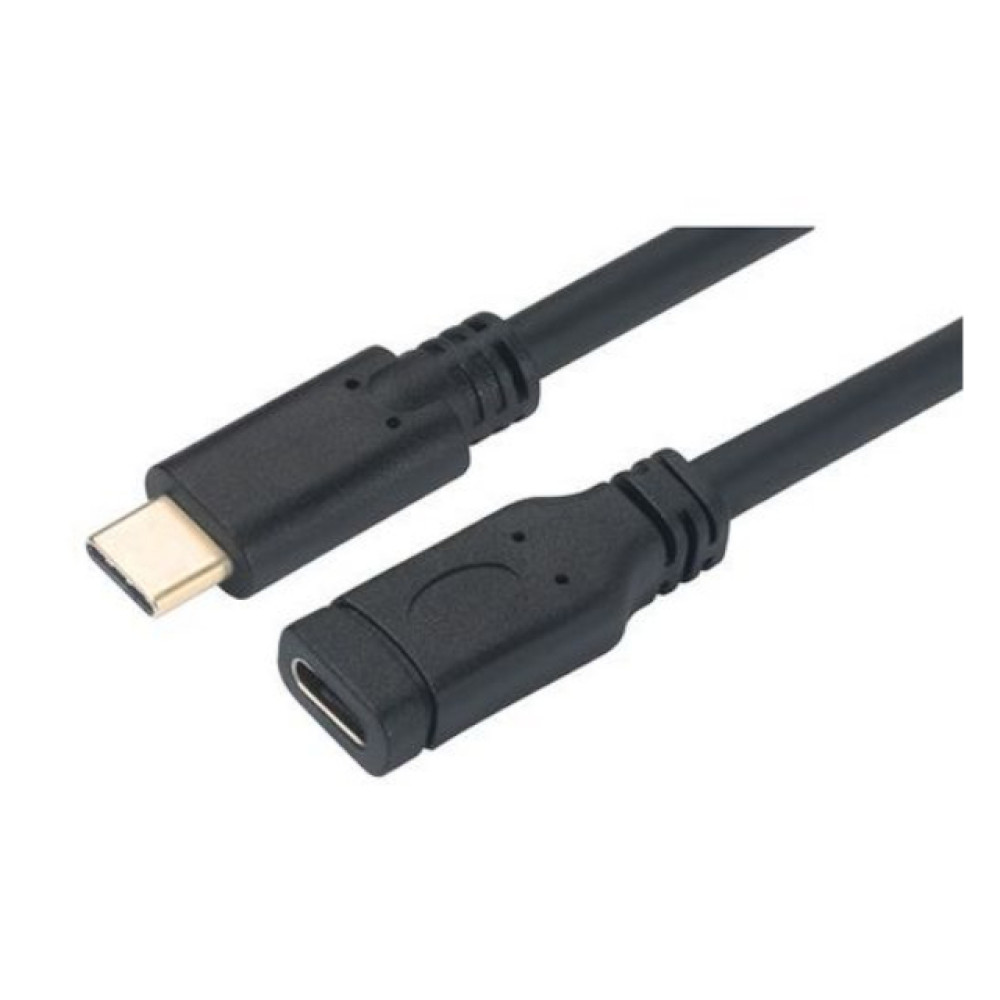 Kabel USB-C M / USB-C Ž 20W, 2m crni produžni Kabel USB-C M / USB-C Ž 20W, 2m crni produžni