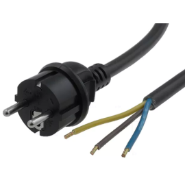 Kabel ŠUKO 3x2,5mm2 1,5m crni