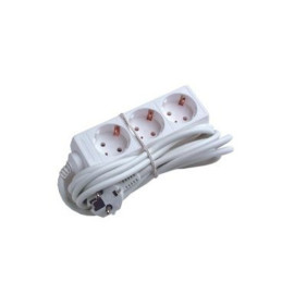 Produžni kabel 3xŠUKO 1,5m bijeli 3x1mm2