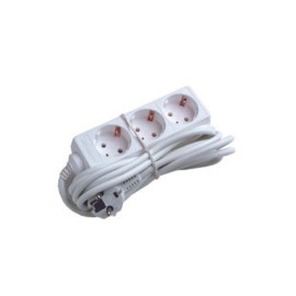 Produžni kabel 3xŠUKO 1,5m bijeli 3x1mm2