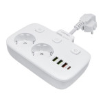 Produžni kabel 2xŠUKO 5cm + 3xUSB +1xUSB-C
