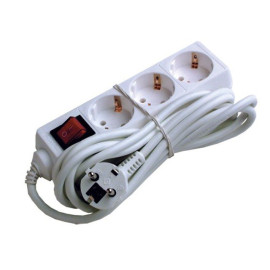 Produžni kabel 3xŠUKO+prek. 1,5m bijeli 3x1mm2