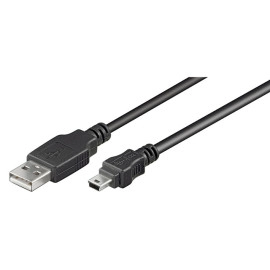 Kabel USB 2.0 A muški / Mini-B 5pin muški 0,15m