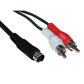 Kabel SVHS muški / činčx2 muški; 1,5m