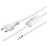 Kabel EURO s prekidačem 2,5m; bijeli