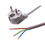 Kabel ŠUKO 3x0,75mm2 1,5m sivi; Wagner