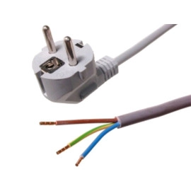 Kabel ŠUKO 3x0,75mm2 1,5m sivi; Wagner