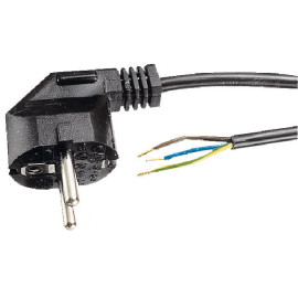 Kabel ŠUKO 3x0,75mm2 2m crni