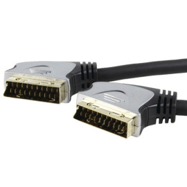 Kabel SCART / SCART 5m profi pozlaćeni