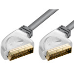 Kabel SCART / SCART 2,5m Home Theater; pozlaćen